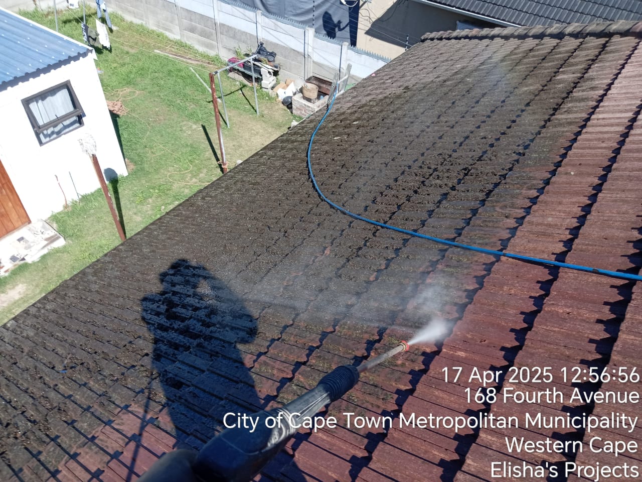 Professional roof cleaning and waterproofing services by Elisha Projects